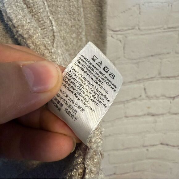 Barefoot Dreams Tan Cardigan Soft Knit Sweater - Picture 7 of 7